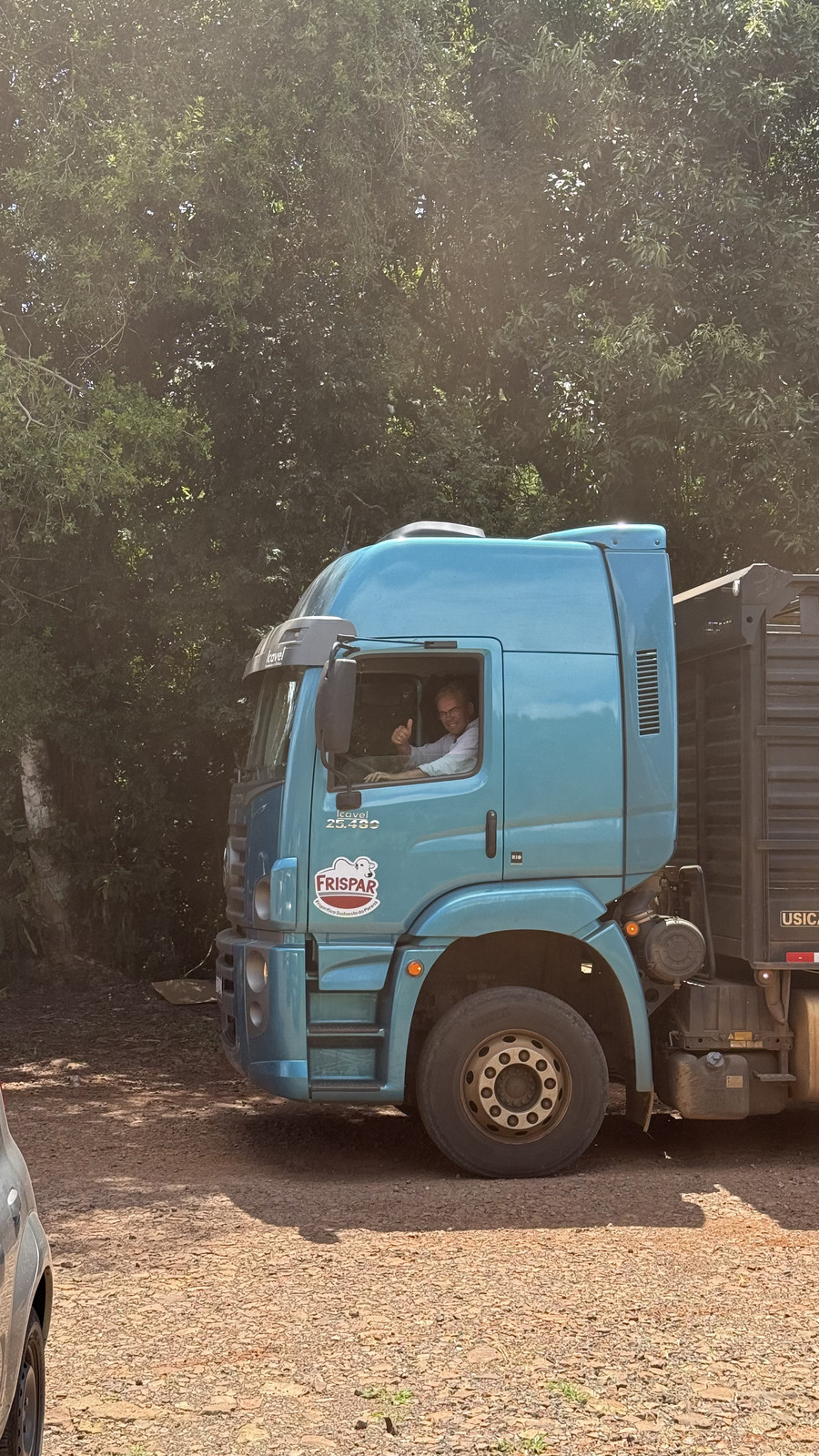 Caminhão boiadeiro da Frispar